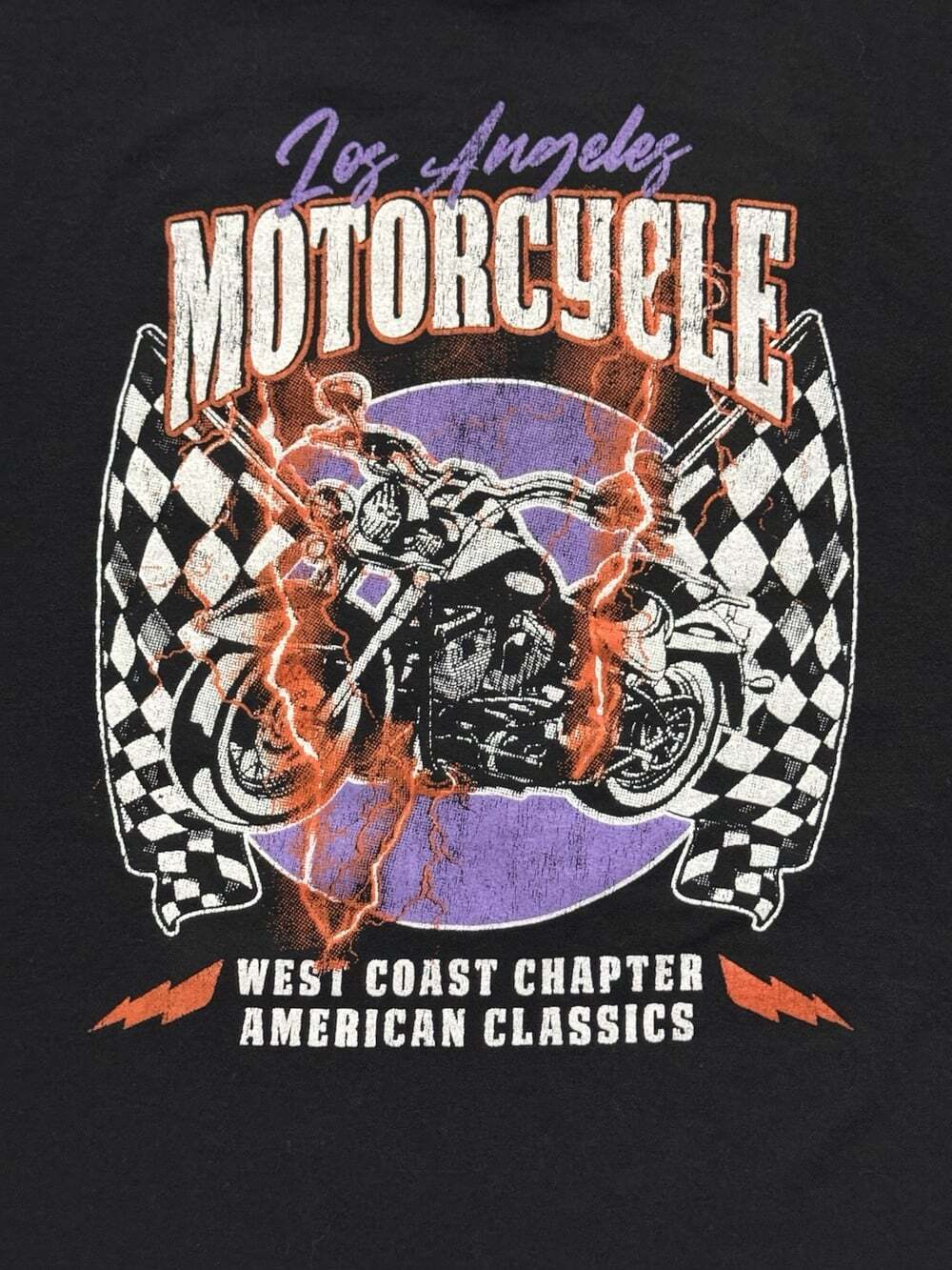 Vintage Los Angeles Motorcycles West Coast Chapter Tshirt Size Small - Picture 3 of 8